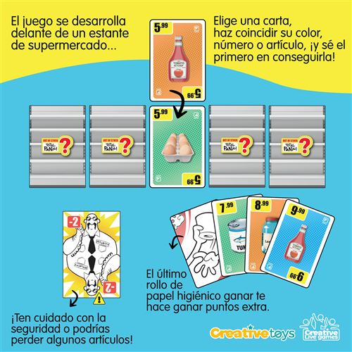Jogo de Tabuleiro Total Panic! Card Game 3