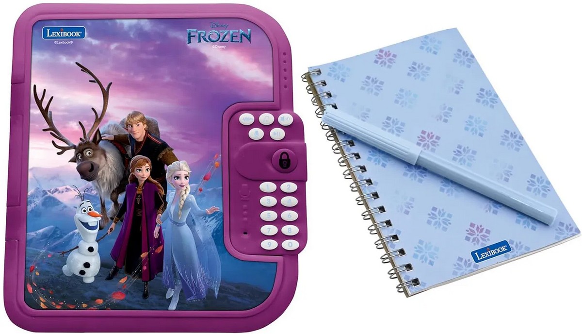 Lexibook Caderno eletrónico Segredo Safe Ice Kingdom 2