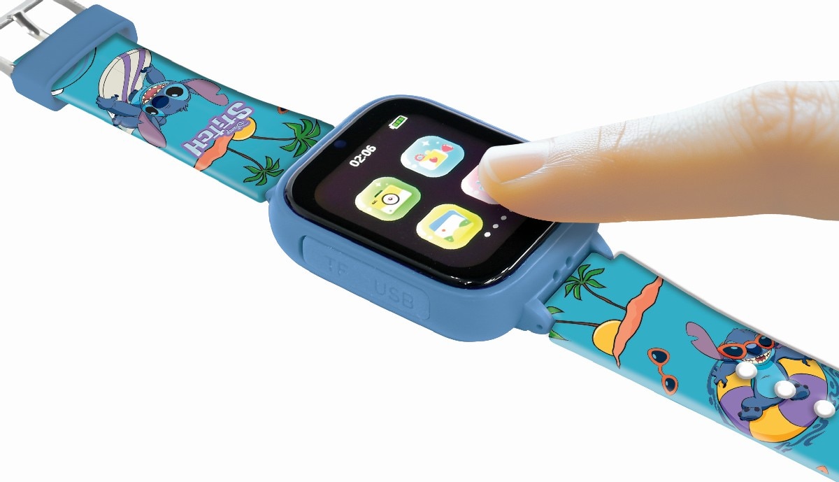 Relógio digital Stitch Camera com cartão de memória de 8G 6