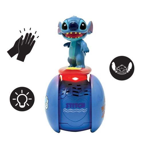 Imagem 0 de Figura Robótica Disney Stitch Surfing Buddy com Luzes e Sons