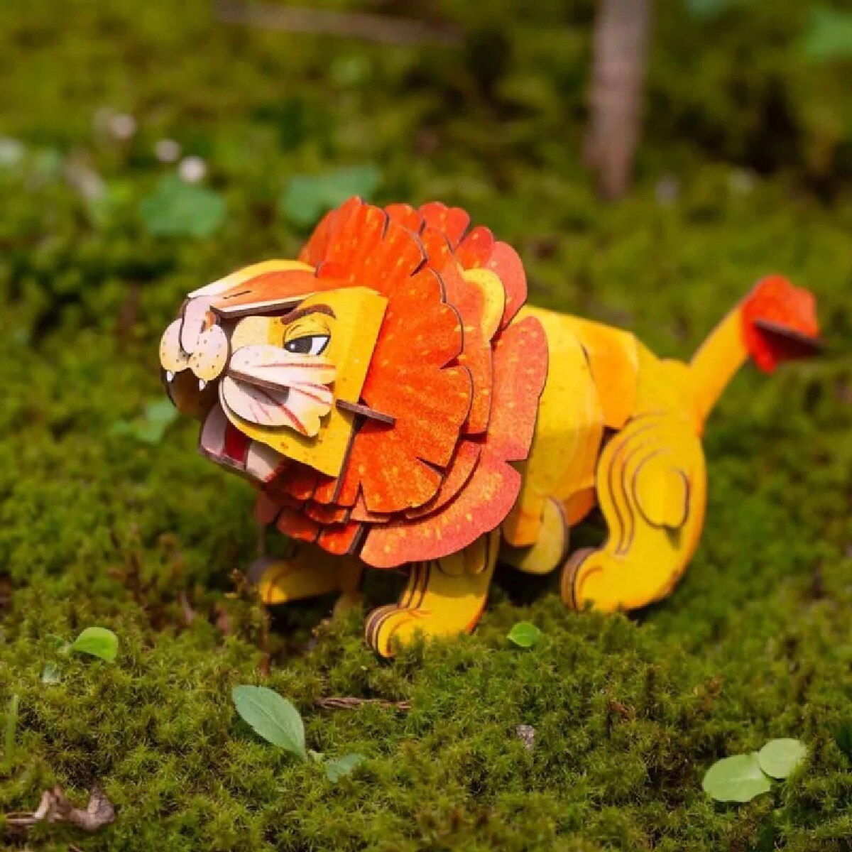 Puzzle 3D Leão com Som 2
