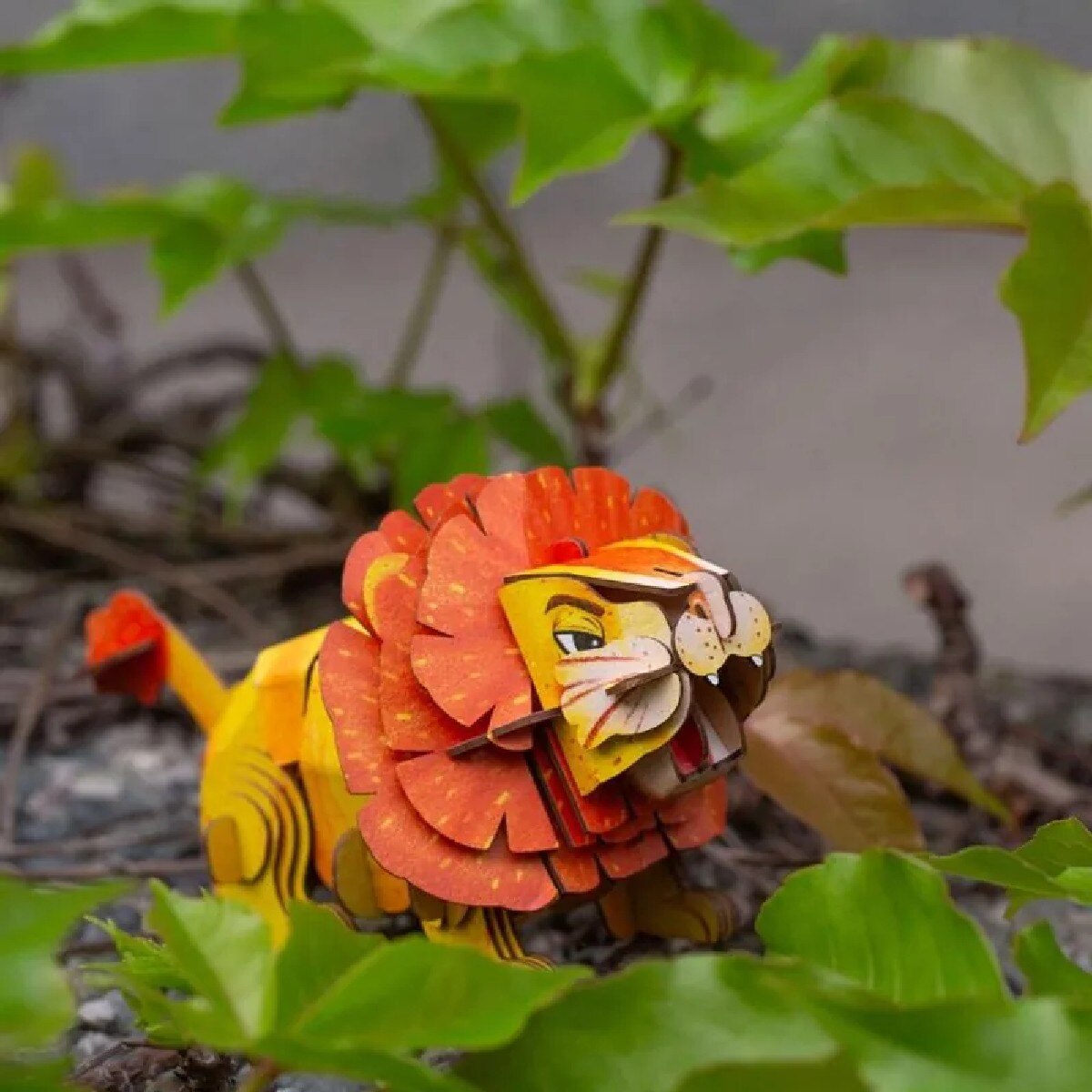 Puzzle 3D Leão com Som 4