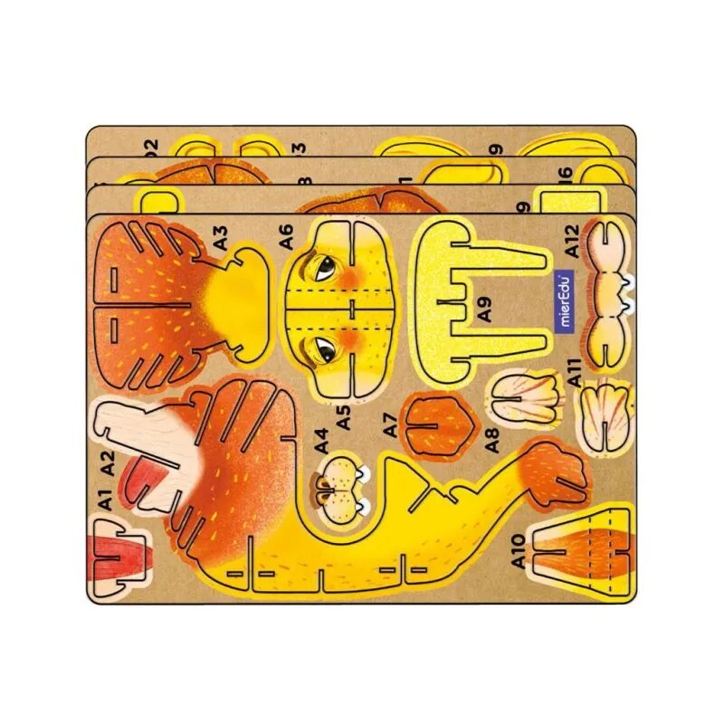 Puzzle 3D Leão com Som 5