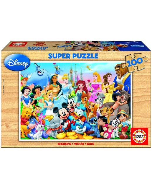 Educa 100: Puzzle Princesas Disney 1