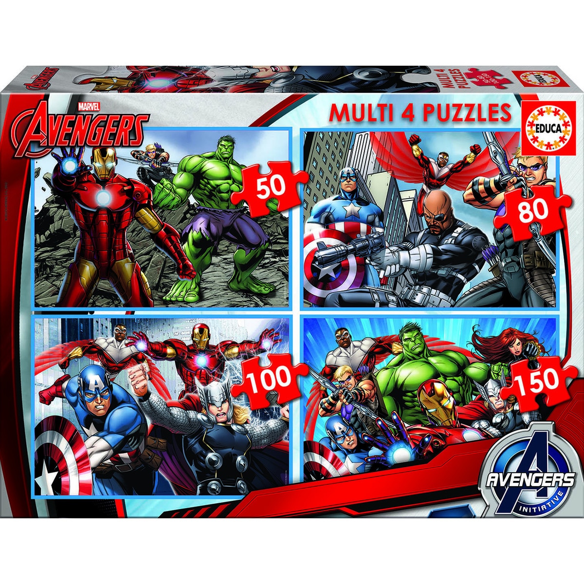 Educa Multi 4 Puzzle - Artigo Sortido. Envio realizado de forma aleatória 1