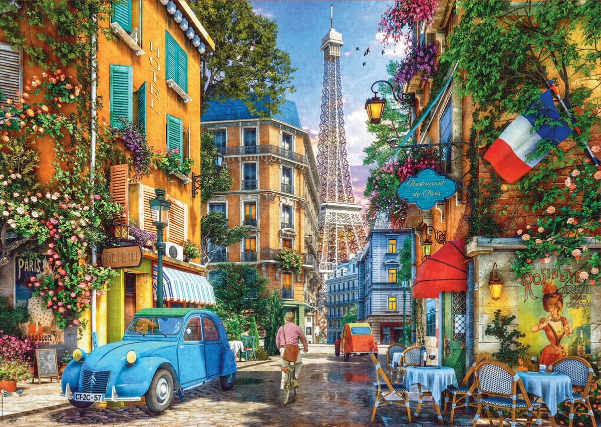 Puzzle 4000 peças ruas de paris 2