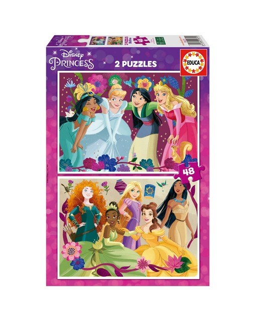 Puzzle 2x48 Disney Princess 1
