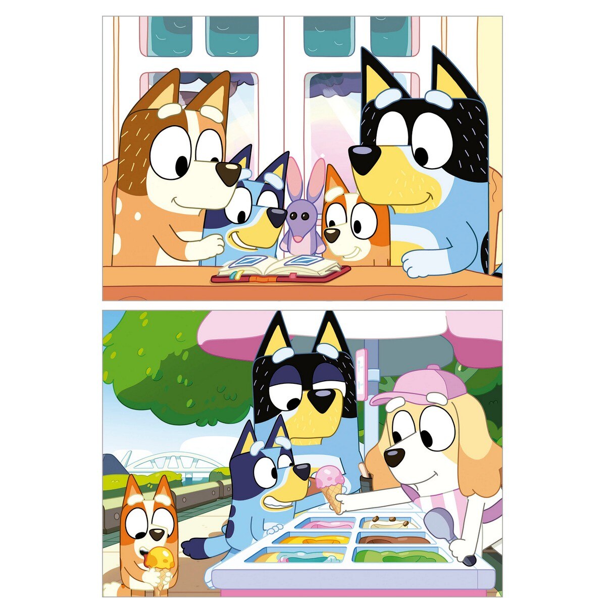 Puzzle Mala 2x48 Bluey 2