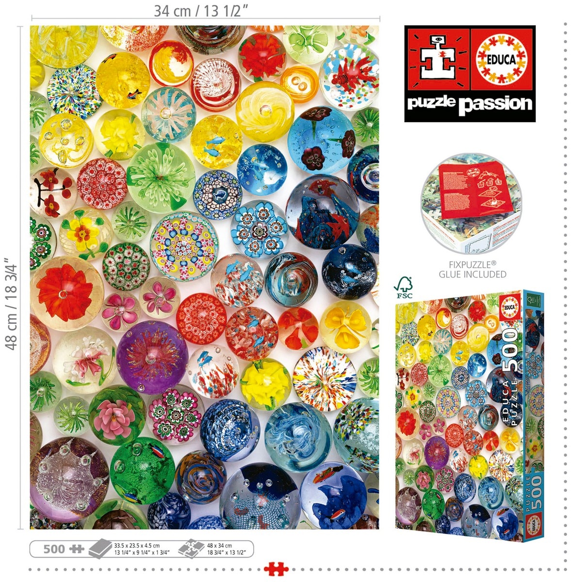 Puzzle 500 Bolas de Cristal 3