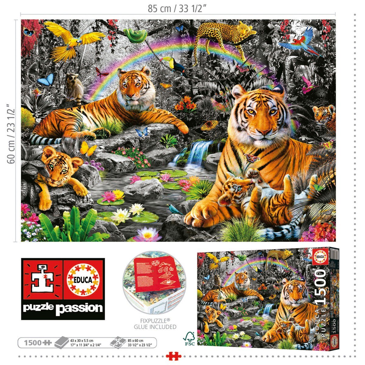 Puzzle 1500 Selva Radiante 3