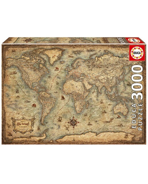 Puzzle 3000 Mapa-Mundo 1