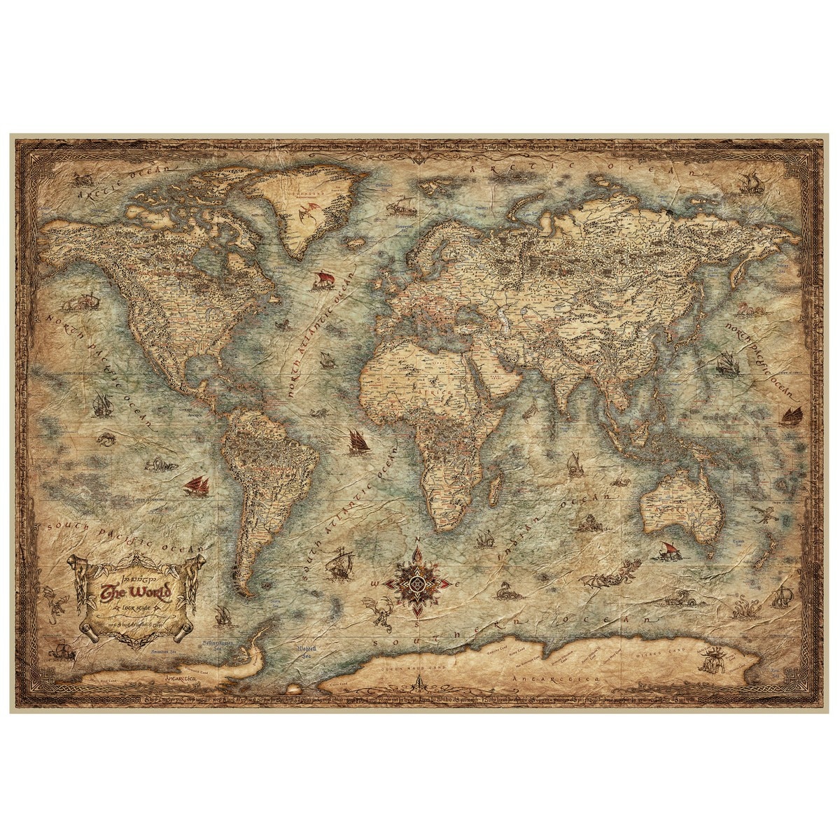 Puzzle 3000 Mapa-Mundo 2