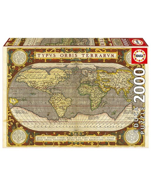 Puzzle 2000 Mapa-Mundo 1