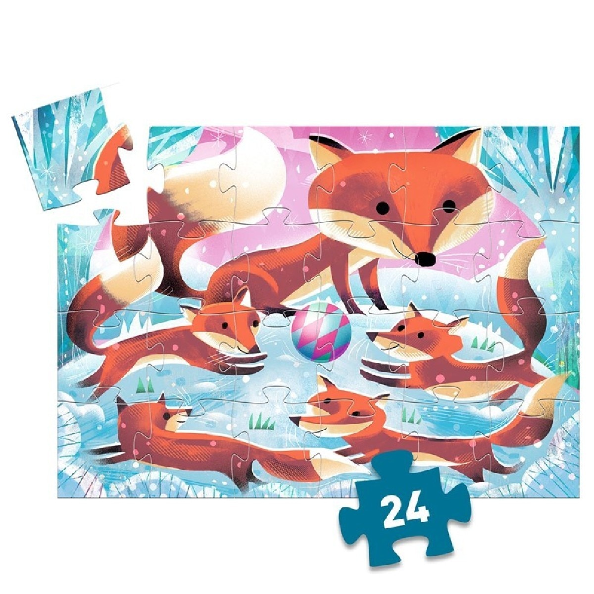 Puzzle Djeco Silhueta de uma Raposa 24p 2