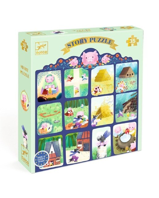 Imagem 0 de Puzzle os três porquinhos 35 pcs.