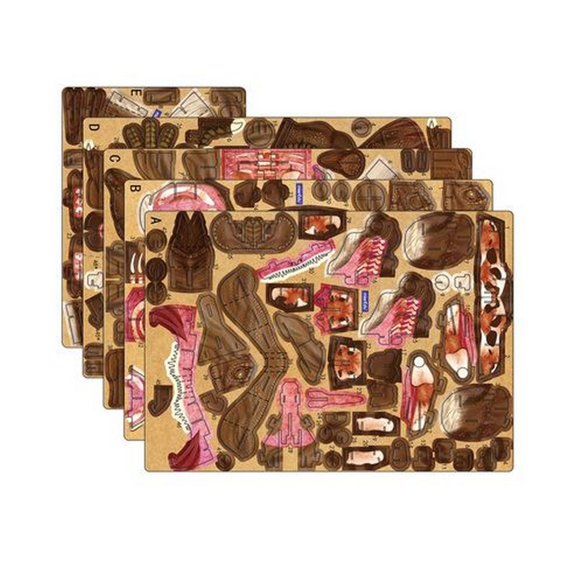 Puzzle Eco 3D MierEdu T-Rex 171 Peças 4