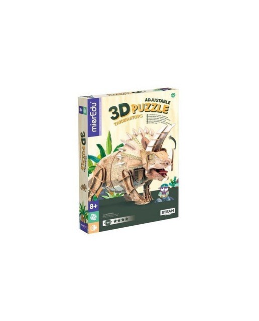 Puzzle Eco 3D Dino Triceratops 1