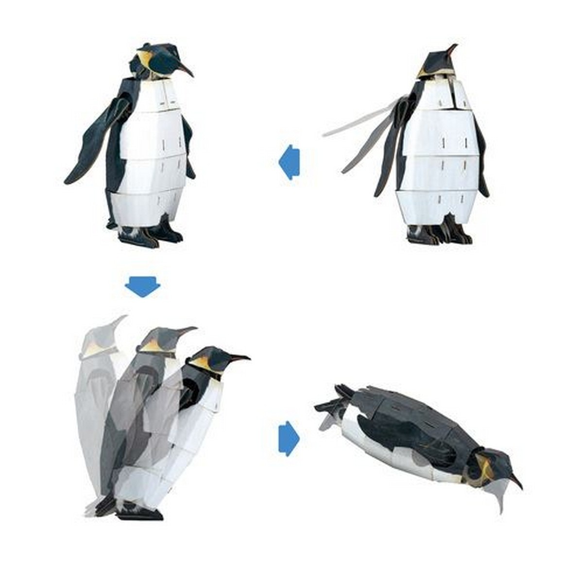 Puzzle Eco 3D MierEdu Pinguim 98 Peças 8
