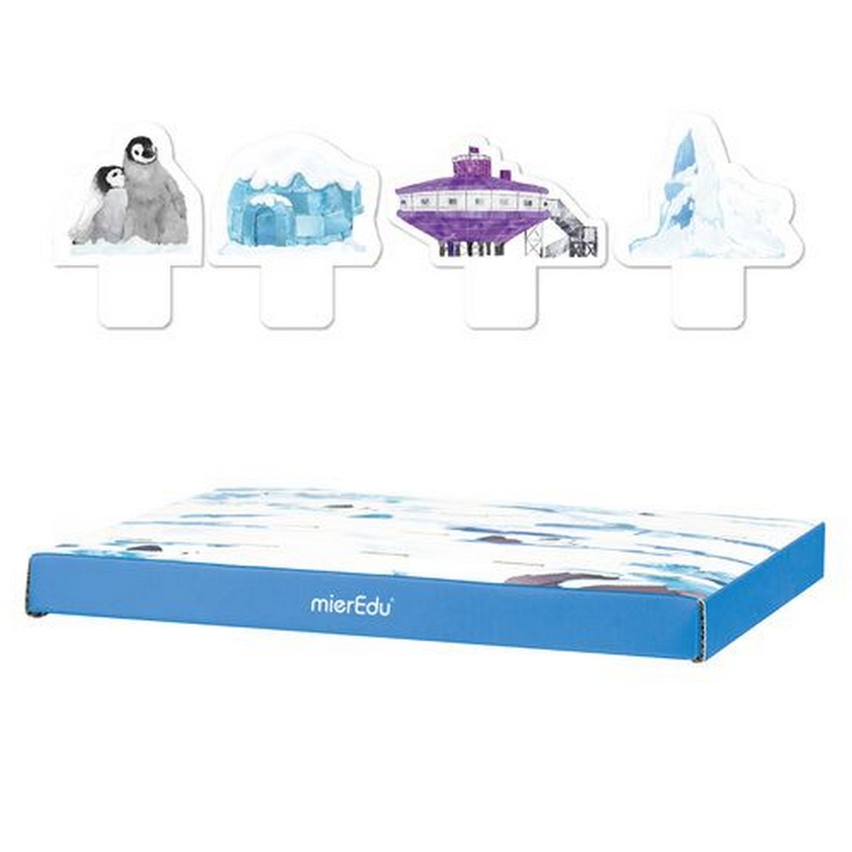 Puzzle Eco 3D MierEdu Pinguim 98 Peças 9