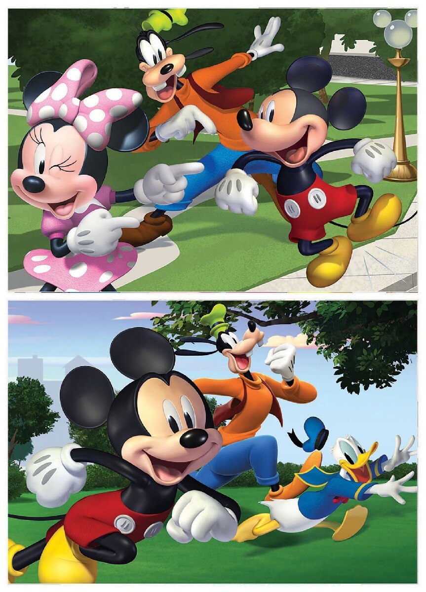 Puzzle 2×48 Peças Mickey & Friends 2