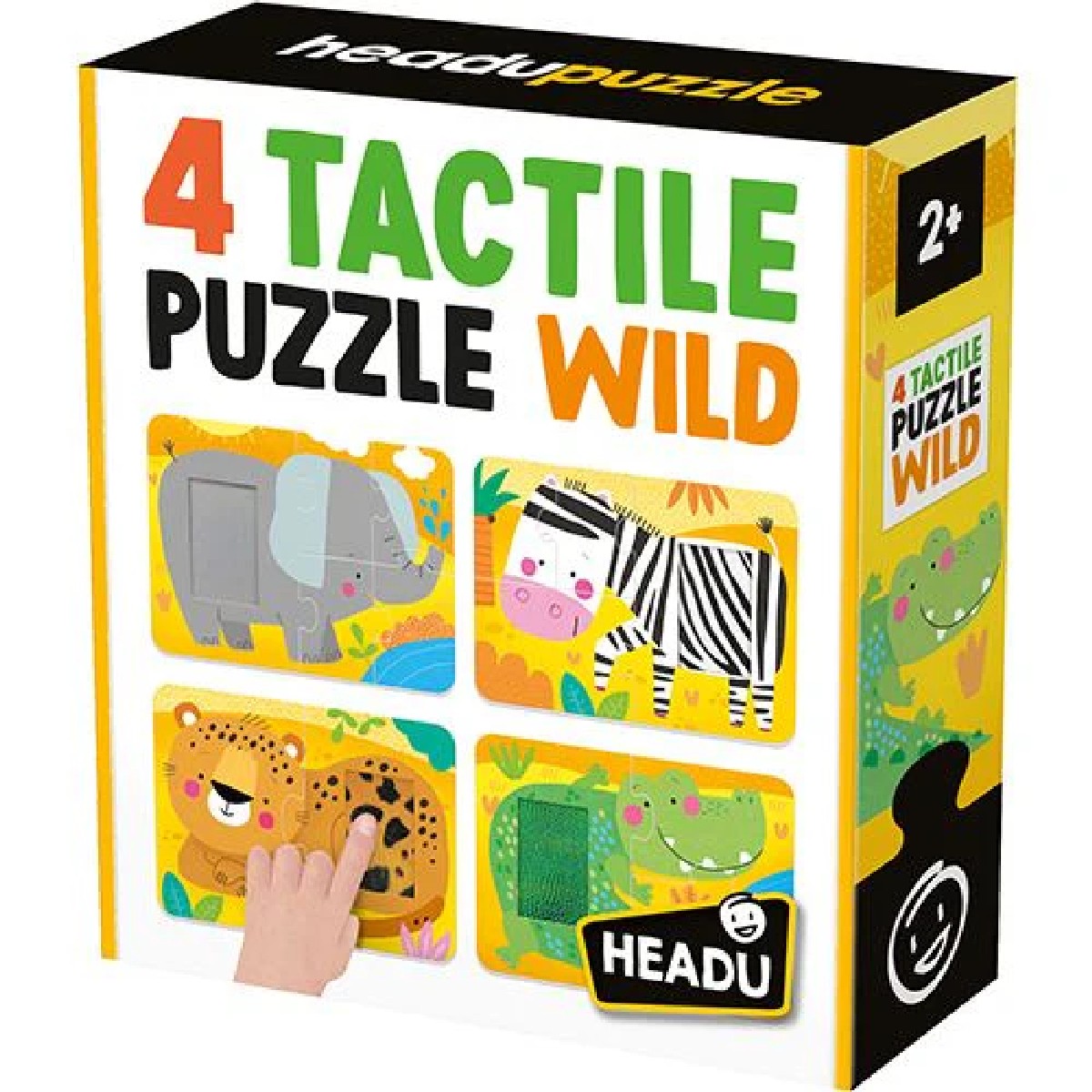 Imagem 0 de Puzzle Táctil: Wild Animals - 14 Peças