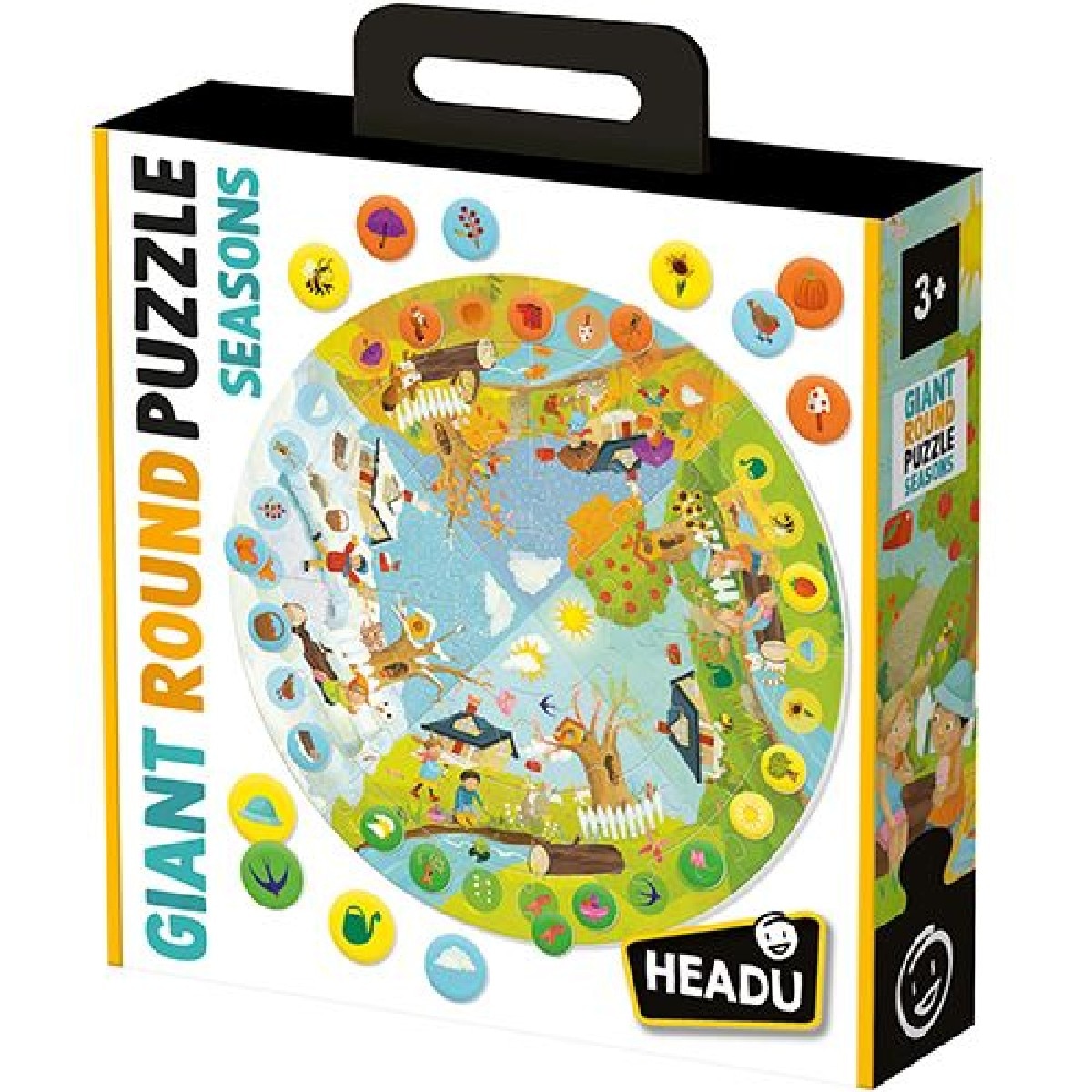 Imagem 0 de Puzzle Circular Giant Round: Seasons - 24 Peças