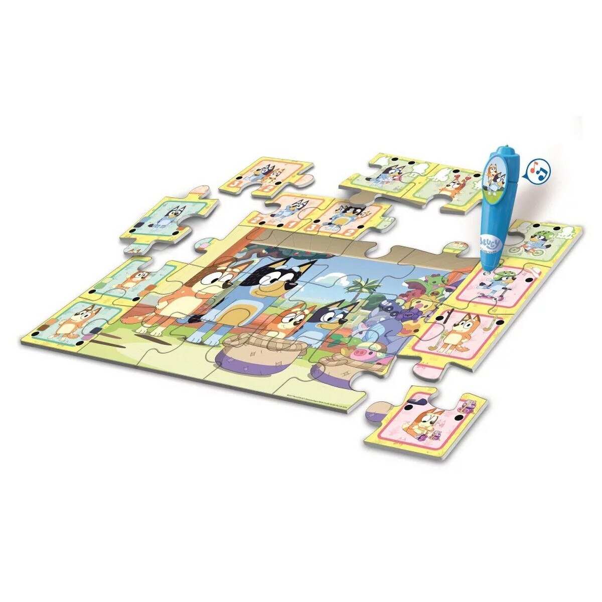 Tapete Puzzle + Jogo Interativo Bluey 2