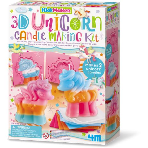 Imagem 0 de Kit 3D Velas em Forma de Unicórnio