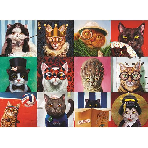 Puzzle 1000 Peças- Gatos Engraçados 2