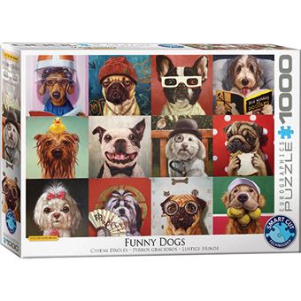 Imagem 0 de Puzzle 1000 Peças- Cães Engraçados