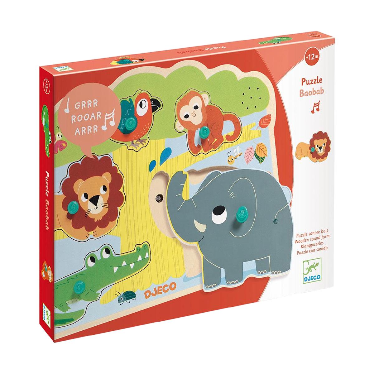 Imagem 0 de Puzzle Sonoro Animais