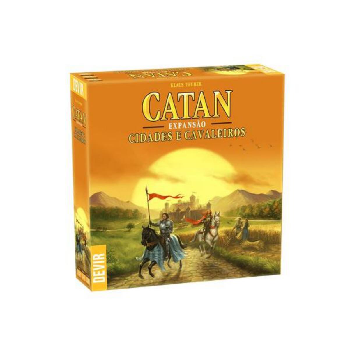 Jogo de Tabuleiro Cidades E Cavaleiros Catan 1
