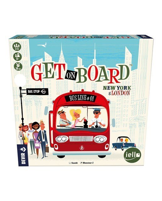 Jogo de Tabuleiro Get on Board - Nova York e Londres 1