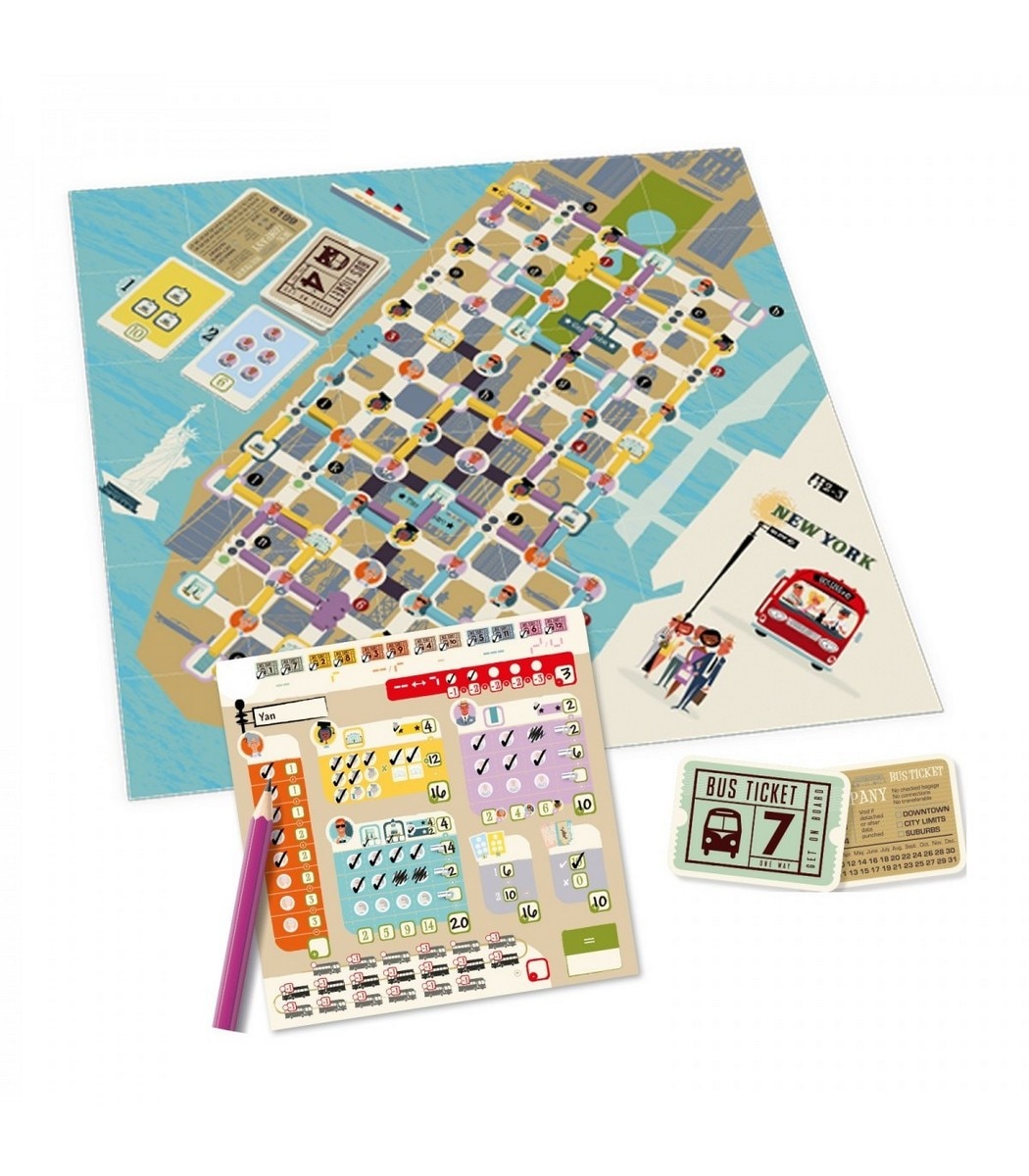 Jogo de Tabuleiro Get on Board - Nova York e Londres 2