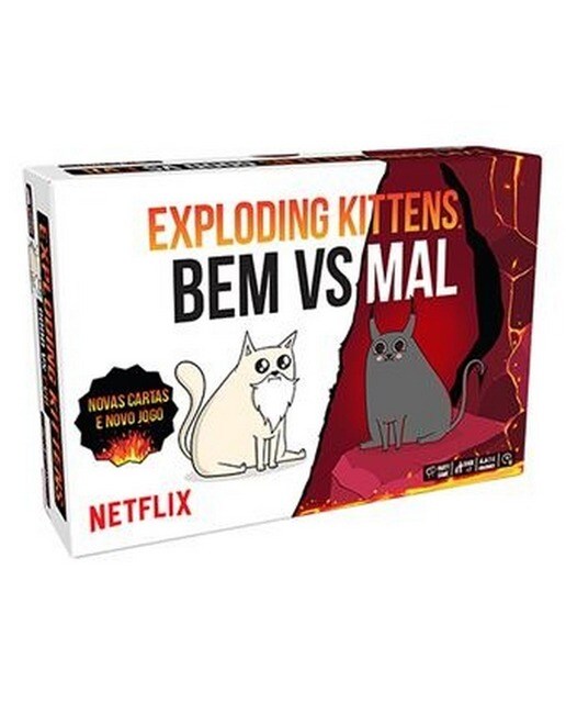 Jogo Exploding Kittens: Bem Vs Mal 1