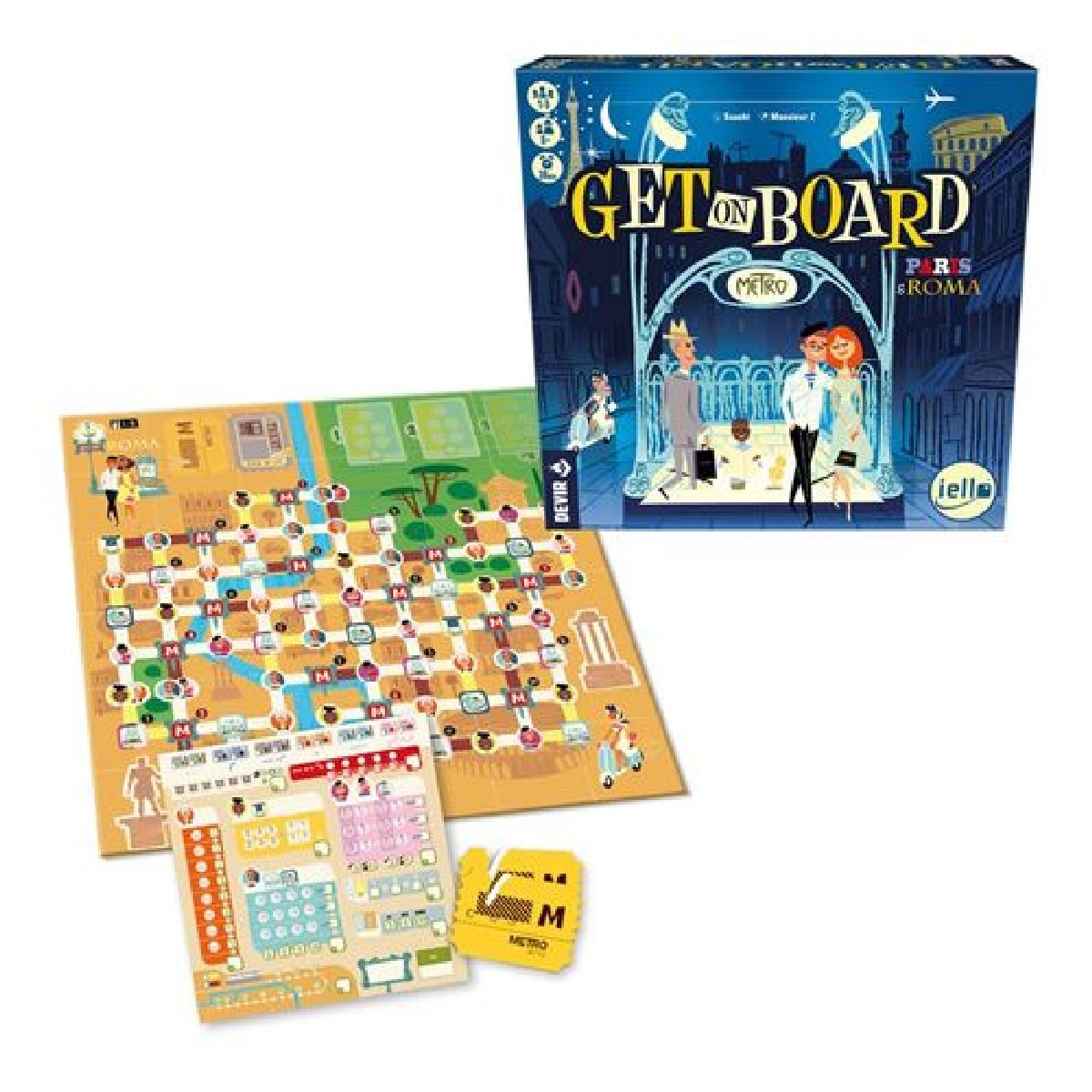 Jogo Get on Board Paris e Roma - Metro 3