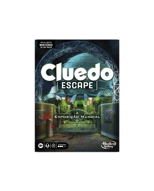 Jogo de Tabuleiro Cluedo Escape - Exposição Mundial - Hasbro Gaming 1