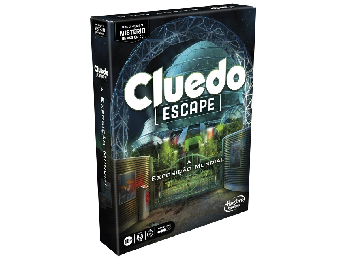 Jogo de Tabuleiro Cluedo Escape - Exposição Mundial - Hasbro Gaming 2