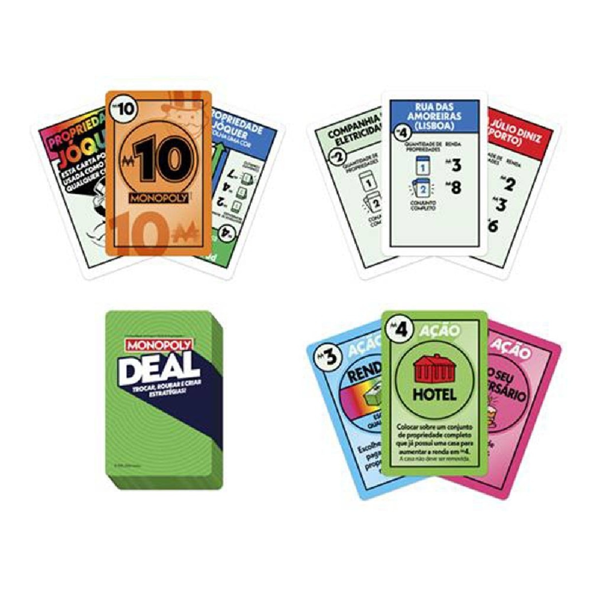 Jogo de Cartas Monopoly Deal - Hasbro Gaming 5