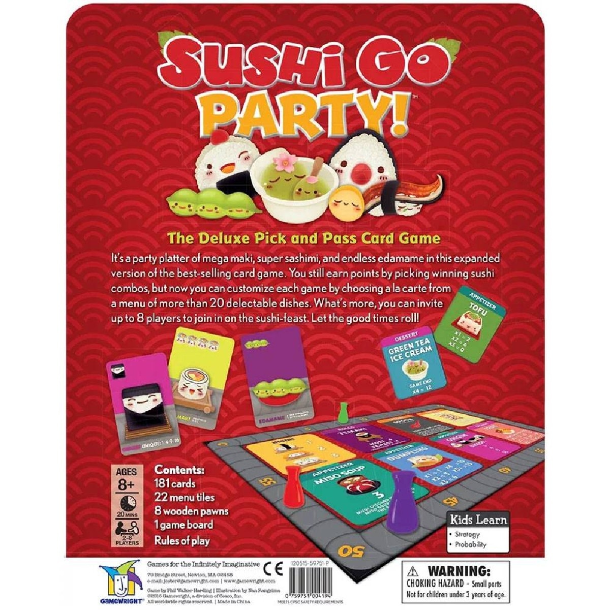Jogo de Cartas Devir Sushi Go Party 5