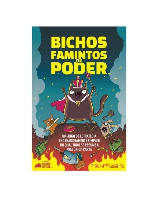 Jogo de Tabuleiro Bichos Famintos de Poder 1