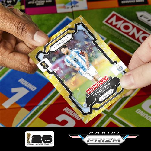 Jogo Monopoly Panini Prizm - FIFA World Cup 5
