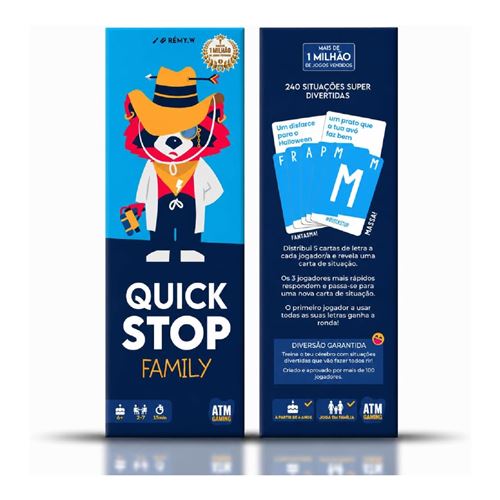 Jogo Quick Stop Family 3