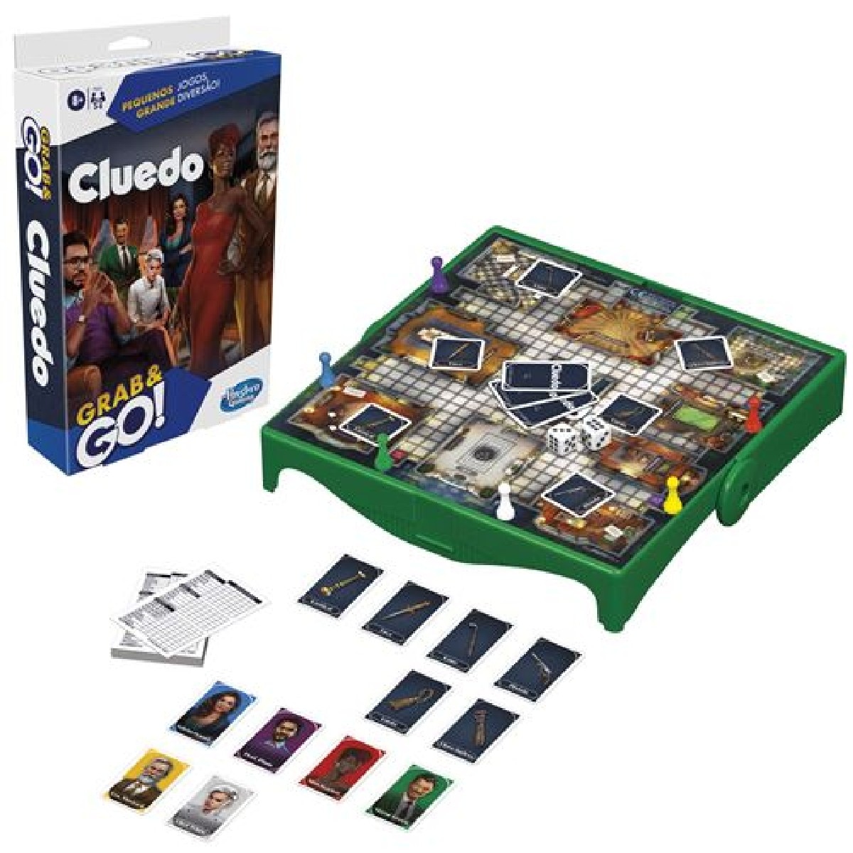 Jogo de Tabuleiro Cluedo Grab & Go 3