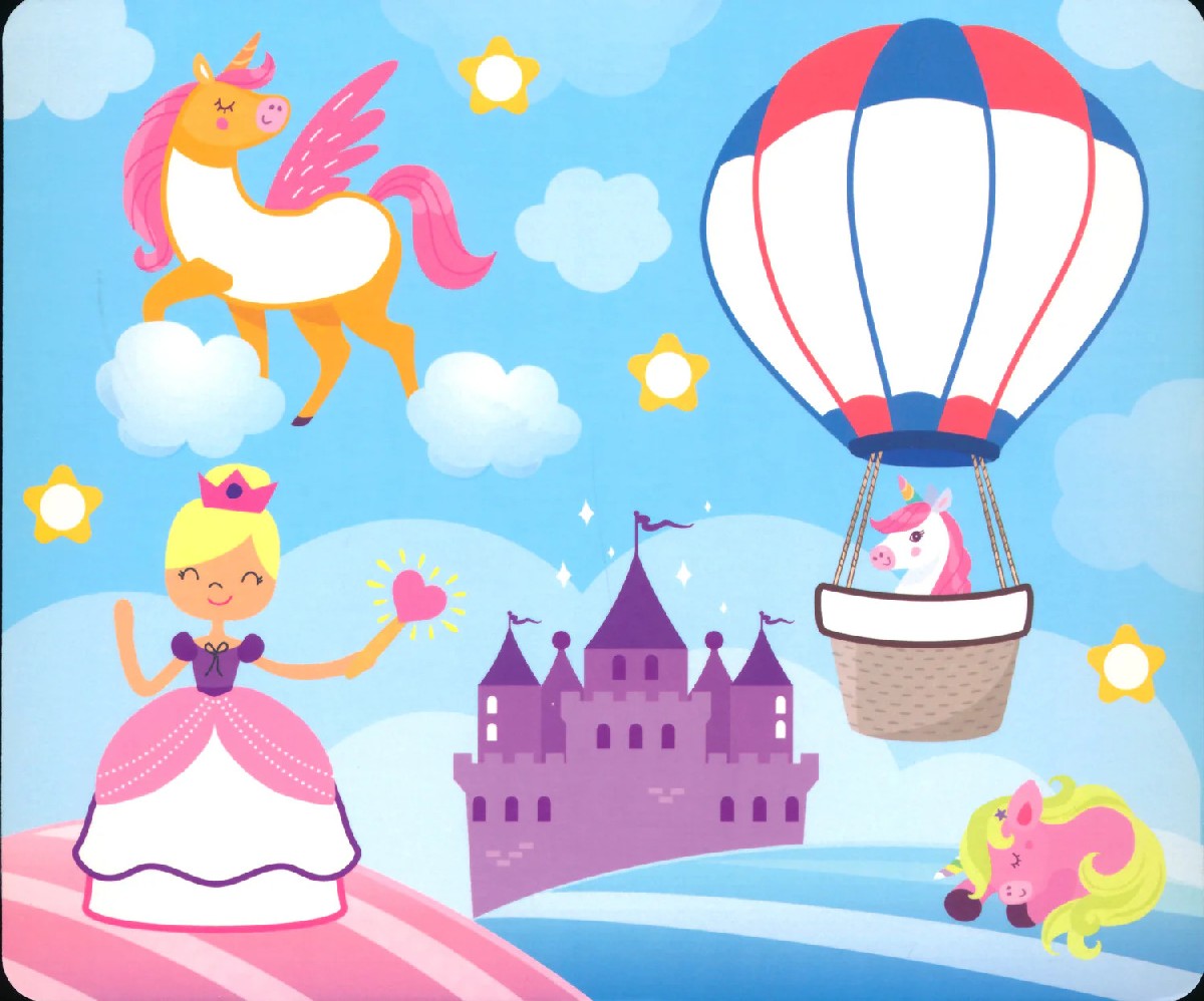 Atividade Artística Skillmatics Dot It! Unicórnios e Princesas - Autocolantes para crianças dos 3 aos 7 anos 3
