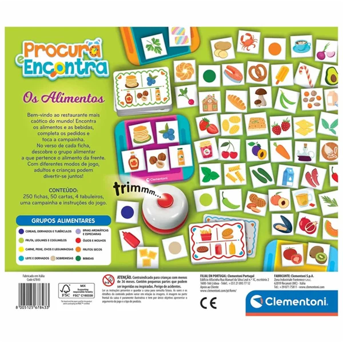 Jogo Procura e Encontra Os Alimentos 2