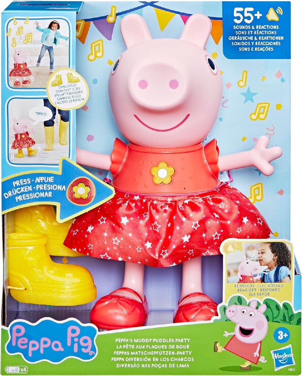 Boneca Peppa Pig Diversão nas Poças de Lama 2