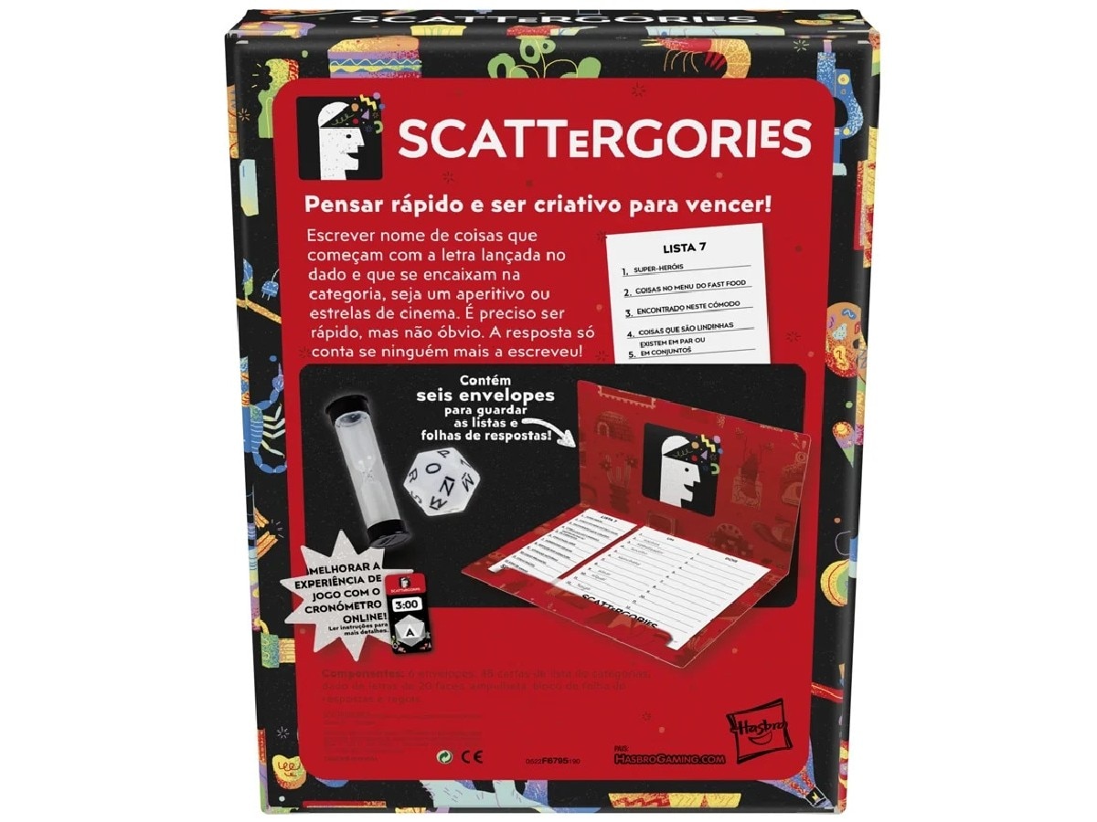 Jogo de Tabuleiro Scattergories 3