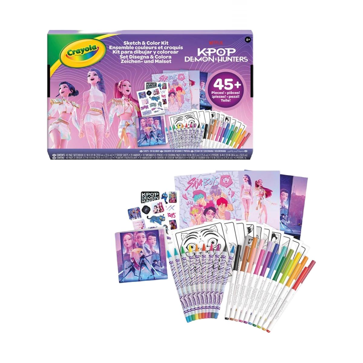 Imagem 0 de K-POP Demon Hunters - Conjunto de Atividades Crayola