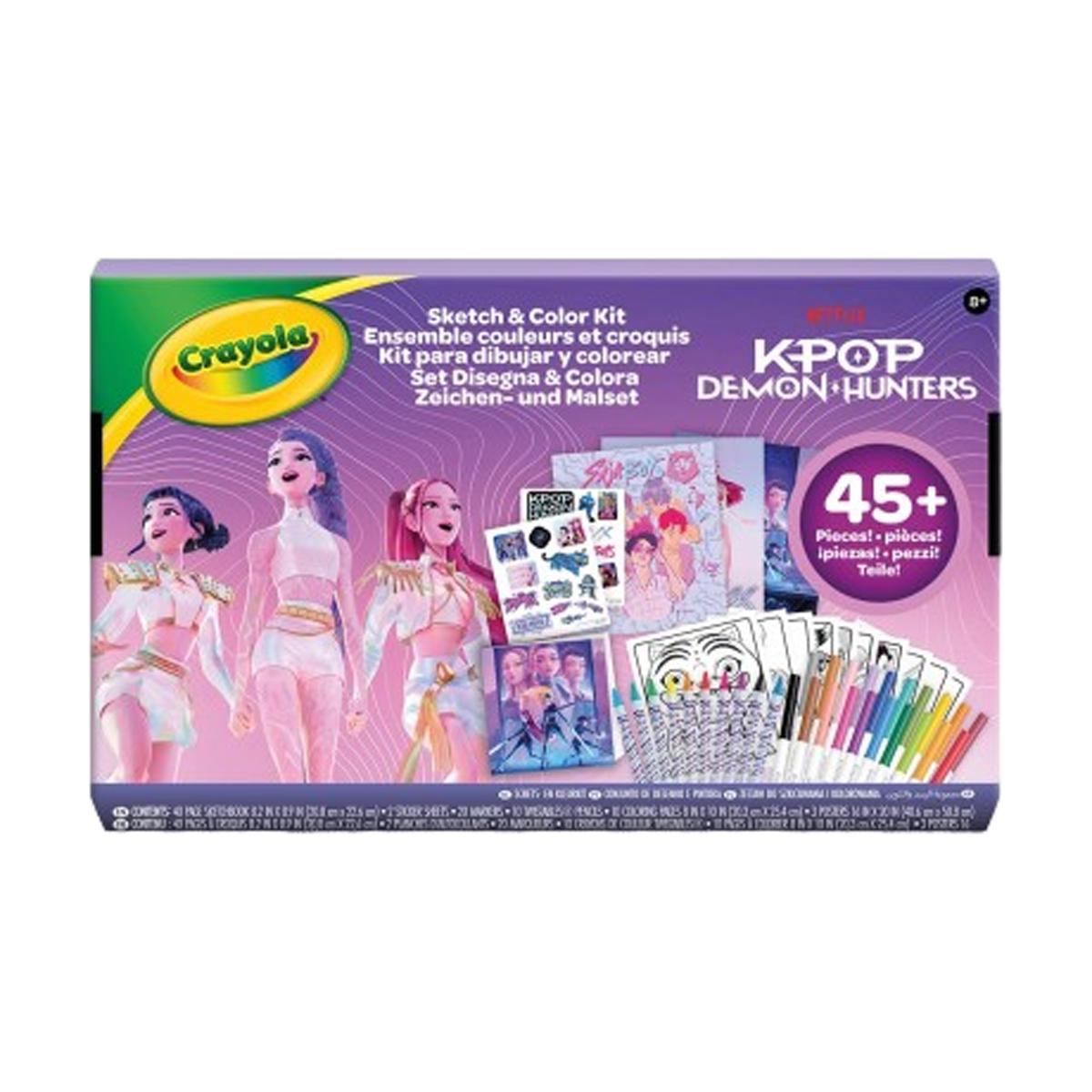 K-POP Demon Hunters - Conjunto de Atividades Crayola 2